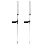 2Pcs Decorative Solar Bubble Waterproof Outdoor Spike Light Auto ON/OFF Pathway Lights for Lawn Garden