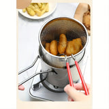 1pc, Deep Fry Delicious Meals With This Japanese Tempura Frying Pot - Perfect For French Fries, Chicken & More!