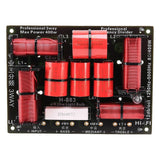400W 3 Way Crossover Divider Hifi Tweeter Woofer Speaker Crossover 1250H/5000HZ with High-Pitched Protection
