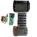 18V DIY Plastic Battery Case Replacement Repair Kit for Milwaukee M18 3.0Ah 4.0Ah 5.0Ah 6.0Ah 9.0Ah