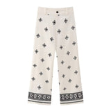 2023 Spring and Autumn New Fashion Women's Printed Casual Pants - European American Style