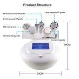6 In 1 Ultrasonic Cavitation 5D hine Anti-Cellulite Weight Loss Body Shaping Massage Equipment Skin Tightening Beauty Device