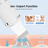Ultrasonic Deep Cleaning hine Lift Beauty Instrument Peeling Shovel Facial Pore Cleaner Face Skin Scrubber