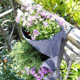 with 6 Pockets Vertical Gardening Flower Pots Planter Hanging Wall Garden Planting Bags