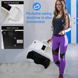 LegFoot Physiotherapy Rocking Massager Cervical Lumbar Waist Passive Traction Speed Electric Spine Swing hine Relieve Fatigue