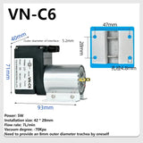 DC 12V 24V 5W 7L/min Dual Purpose Diaphragm Miniature Vacuum Small Negative Pressure Suction Pump