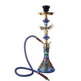 CRUSHER Glass Set with Textured Water Bottle Chicha Bowl Single Hose Hookaah Hoka Complete Narguilhe Hookah Accessories