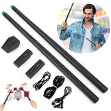 Professional Electronic Drum Set with Digital Air Virtual Drums and Drumsticks - Musical Instruments for Beginners, Kids, Adults