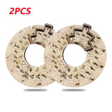 1PCS/2PCS/3PCS Music Instrument Wood Melody Maker of Fifths Circle Wooden Wheel and Musical Tool