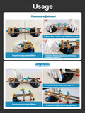 Manual Seam Setter Kit Suction Cup for Stone Granite Countertop Joining Leveling Seamless Tool