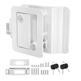 DaierTek Trailer Camper Entry RV Lock Replacement Double Open With Deadbolt Computer Key Door Handle