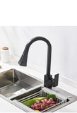 Pull Down Kitchen Sink Faucet Hot and Cold Commercial Spring Sale Black Cheap OEM Ceramic Style Brass Lead Surface Graphic