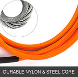 Steel Wire Core Flip Line Kit Adjustable Climbing Positioning Rope for Arborists Tree Climbers Outdoors