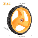 2PACK 293MM Lawn Mower Rear Wheel For Husqvarn 5324035-09, 5324327-49, 532403509, 532432749 Lawn Mower Accessories