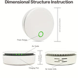 1pc Portable Ozone & Ionic Air Purifier 2 In 1 Mini Purifier Rechargeable Purifying Air And Eliminate Odor