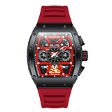 GUANQIN 2023 Automatic Mechanical Winding Watch Fashion Calendar Week Month Chronograph 361L Stainless Steel Relogio Masculino