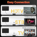MAYTO 2024 HDTV Thin Film Mini HD TV DVB-T2 Digital Antenna