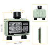 High-Quality Irrigation Timer - 2 Outlets, Digital, Waterproof, Programmable