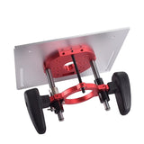 65mm Universal Trimming hine Router Lift For Woodworking Benches Table Saw Aluminum alloy Base Tool