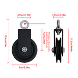 Fiess DIY Cable System Heavy Duty Pulldown and Lift Pulley Workout Equipment for Forearm Shoulder