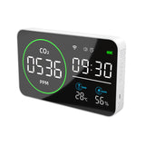 PV1000-DW Smart WIFI 4 in 1 Air Quality Indoor Carbon Dioxide Detector CO2 Monitor Temperature & Humidity with Alarm