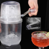 Shaved Hand Crank Ice Crusher Convenient Making Drin Practical Snow Cone hine for Bar Party Slush Kitchen
