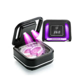 Ultrasonic Retainer Cleaner Dental Cleaning hine for Dentures Aligners Braces Mouth Guards Jewelry Portable