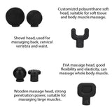 3 Types 6-In-1 Fascia Gun Massager head Set Relax Relief Pain Fatigue Soothing Meridian EVA Body Massage Head Household New
