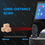 scanner Desktop Automatic Sensing Data Reader Supermarket USB Barcode reader 1D 2D QR code