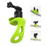 Sports Camera Strap Silicone Wrap Band Bike Motorcycle Handlebar QR Mount 2Level for GoPro Hero 12/11/10 DJI OSMO Insta360 X4/X3