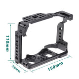 Camera Cage Aluminum Alloy for Nikon Z5/Z6/Z7/Z6II/Z7II Camera Top Handle Grip Video Rig Protect the Cameras