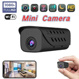 Smallest 1080P HD Mini Camera Wifi IP Webcam Remote Monitoring Small Camcorder Infrared Night Vision Micro Cam Built-in Battery