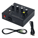 MIC-60 3-Band Equalizer Balanced Mic Preamp Microphone Preamplifier With DC And Cable