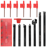 8mm 10mm 12mm 16mm Shank Holder Boring Bar Tool Lathe Cutter CNC Metal Turning Rod Holders and Inserts