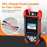 MINI OTDR NF-981 Optic Reflectometer with OPM VFL OLS Event Map Ethernet CableTester 24/22dB Optical Fiber Tester