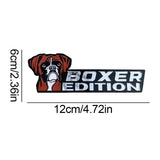 3D Dogs Stylish Emblems And Badges Acrylic Funny Automotive Badge Sticker For Car Dog Lover