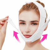 Breathable V Cheek Lift Up Band Thin Mask Reduce Double Chin V-Line Shaping Anti Wrinkle Face Bandage