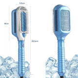 Cold Straightner For Hair Brush Ice Therapy Professional Negative Ion Cold Air Straightening Comb Smoothing Brush Hair Styler