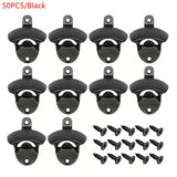 50PCS Retro Beer Opener Zinc Alloy Kitchen Wall Mounted Rustic Wine Bottle Opener Vintage Home Party Supplies For Kitchen