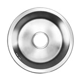 Round Single Tanks Dishwashing Basin Stainless Steels Kitchen Sinks Bathroom Hand Wash Basin Sink Dishwashing Pool