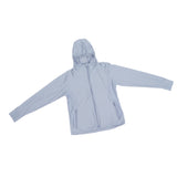 Sun Protection Jacket Outdoor Sun Protection Hoodie UPF 50+ Fashionable Skin Friendly Gray Breathable for Running for