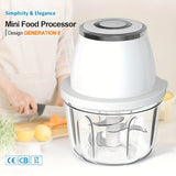Mini robot kitchen, motor 28001 rpm, USB charging, rechargeable lithium battery, very suitable for cutting meat.