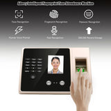 Intelligent Biometric Attendance hine with HD Display Screen Time Clock Support Face Fingerprint Password