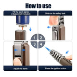 2024 Kitchen Outdoor BBQ Metal Windproof Turbo Torch Jet Butane Gas Lock Fire Safety Switch Cigar Lighter Gadgets