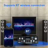AK55 900W Bluetooth Digital Amplifiers 2 Channel HiFi Stereo Sound amplifier for Home Car Karaoke FM USB AMP With Remote Control