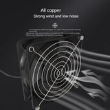 Adjustable Speed Solder Absorber ESD Fume Extractor Duct Exhuast with 2M Pipe Tub Ventilation Fan