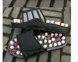 Feet Massage Slippers Foot Reflexology Therapy Massager Walk Stone Shoes Acupuncture Cobblestone Massageador Sandal