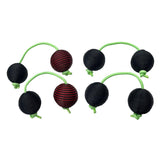 Rhythmic Gifts Double Gourd Percussion Hand Shaker Sand Balls for Games KTV Concert Party Adults Kids