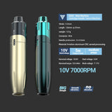 Wireless Battery Tattoo Pen Motor Tattoo Machine Set Tattoo Battery Pen Set Tattoo Equipment  TB1005P199