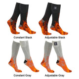 Heated 3 Level Temperature Electric Heating Washable Winter Warm Thermal Socks for Cycling Camping Skating